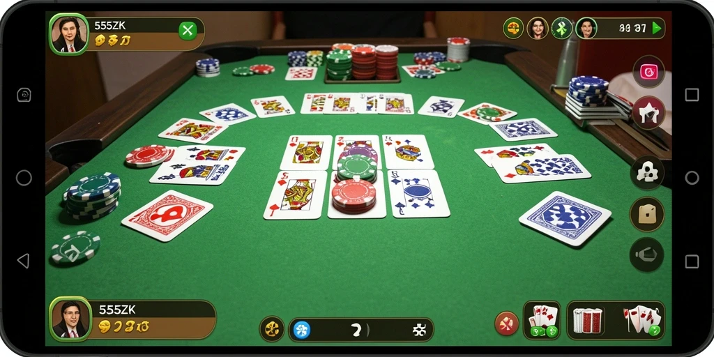 Screenshot gameplay Gaple yang seru dan menantang.