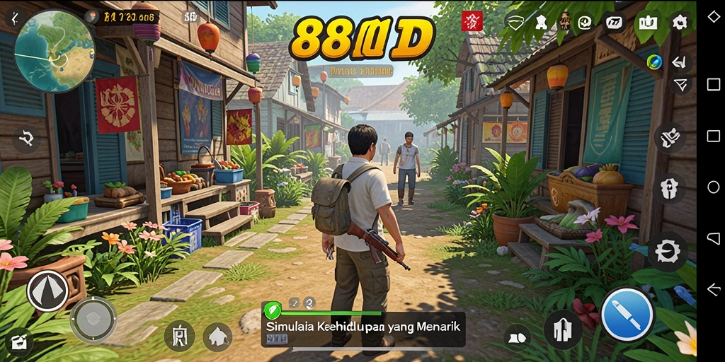 Tampilan menarik dari gameplay Simulation 88ID yang mendetail.