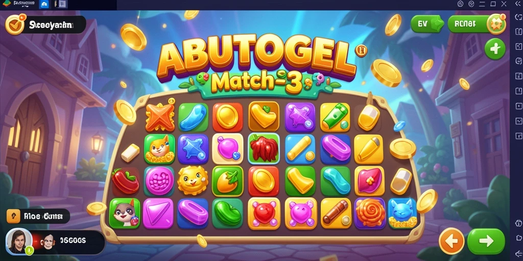 Tampilan permainan <strong>ABUTOGEL</strong> yang penuh warna dan menarik.