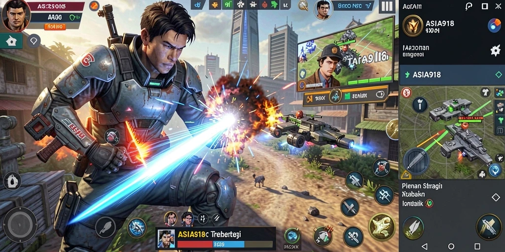 Tampilan gameplay menegangkan dan mendalam dari ASIA918.