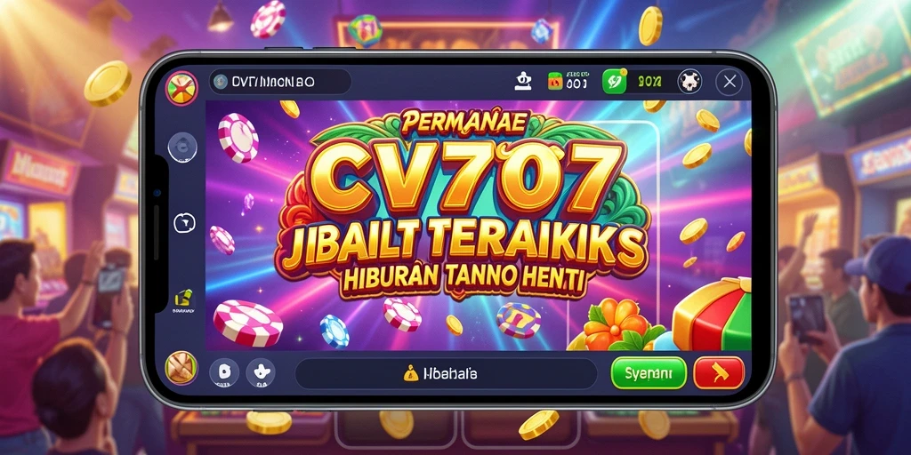Tampilan menarik dari gameplay slot CV777 yang penuh warna.