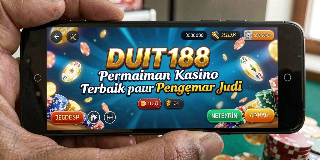 Screenshot menunjukkan gameplay seru dari berbagai permainan Kasino.