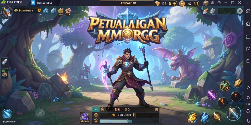 Tampilan menarik gameplay MMORPG EMPATI138 yang seru.