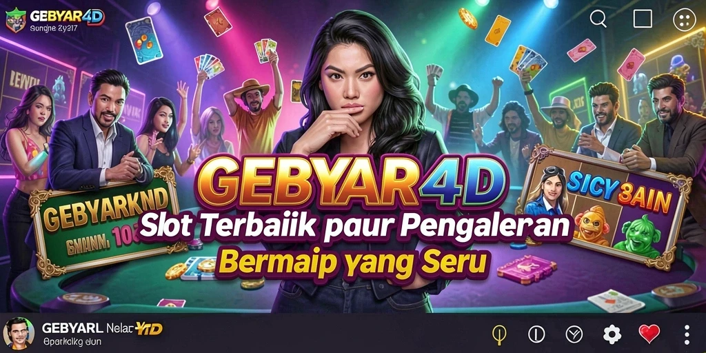 Tampilan gameplay GEBYAR4D yang seru dengan efek visual menarik.
