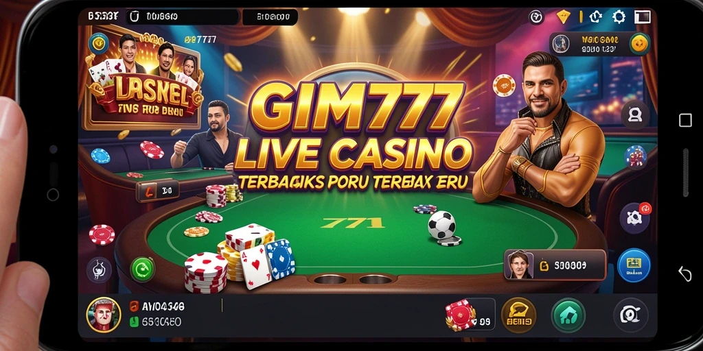 Tampilan gameplay Live Casino yang seru dan interaktif.