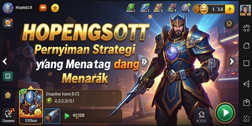 Tampilan gameplay HOPENGSLOT yang menarik dengan elemen strategi.