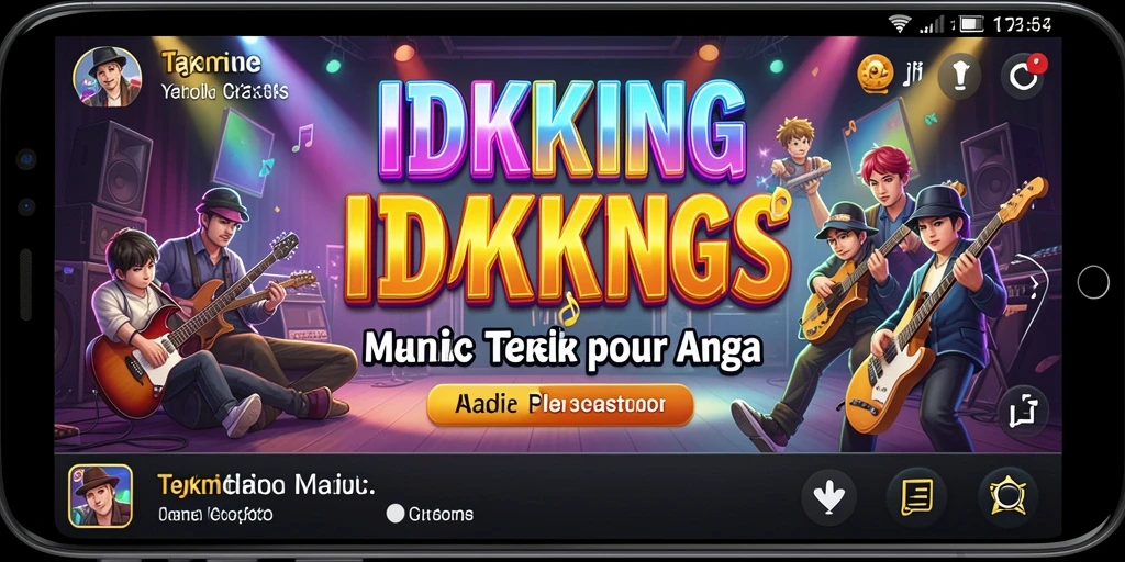 Gameplay <strong>IDRKING</strong> yang seru dengan alunan musik yang menghentak.