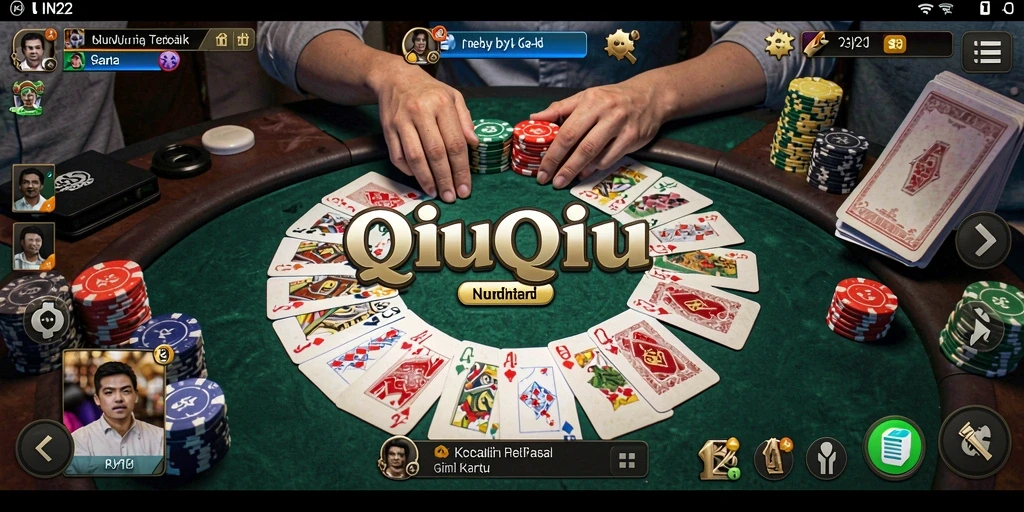 Tampilan gameplay QiuQiu di IN22 yang menggugah selera.