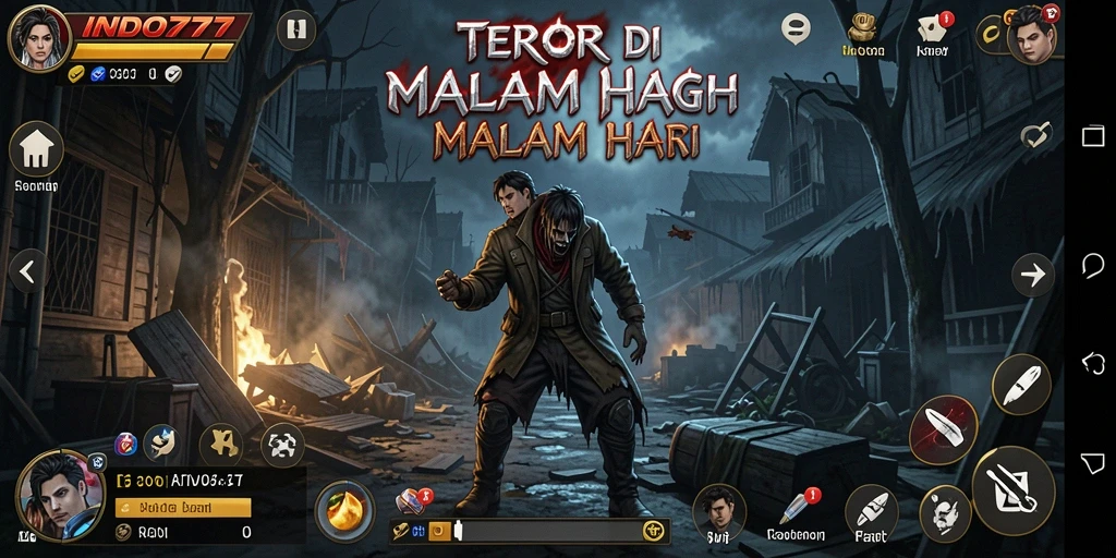 Tampilan gameplay INDO777 yang mencekam dan menakutkan.