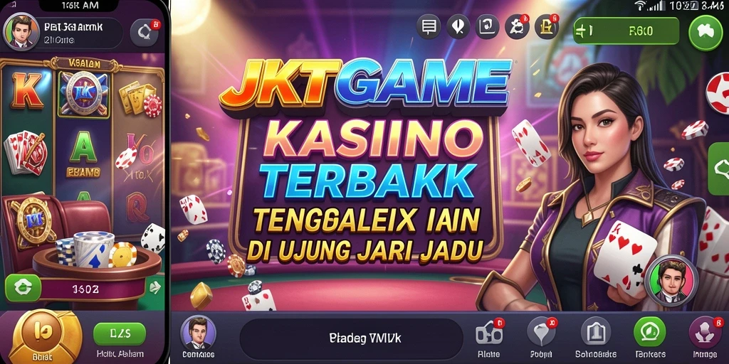 Tampilan menarik dari gameplay kasino di JKTGAME.