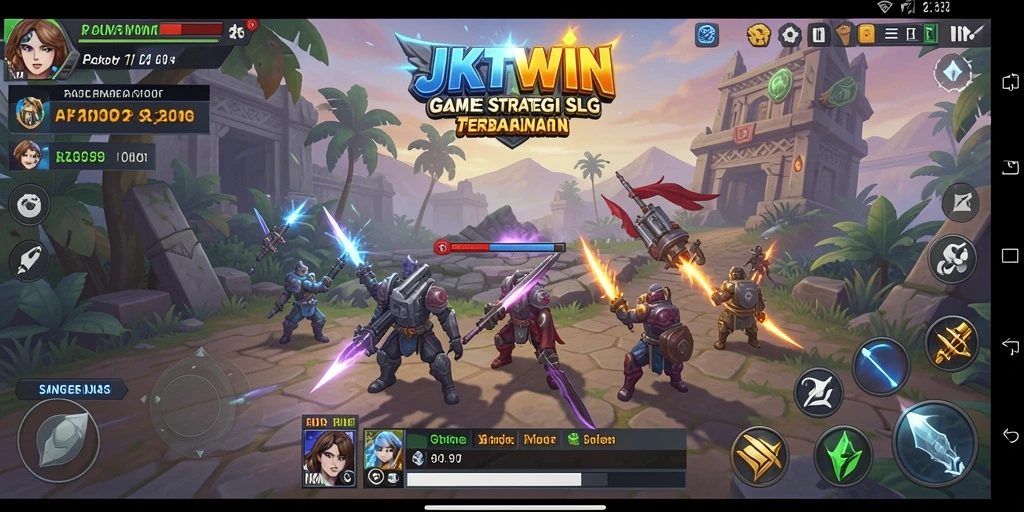 Tampilan layar permainan JKTWIN yang penuh strategi dan taktik mendebarkan.