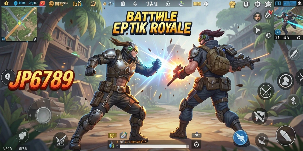 Tangkap aksi intens di arena Battle Royale JP6789.