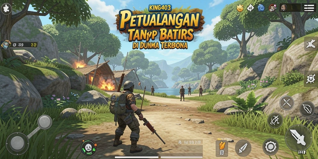 Tampilan gameplay KING403 yang menakjubkan dalam dunia terbuka.