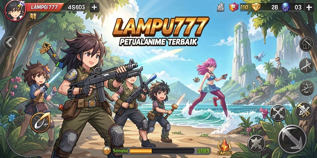Tampilan gameplay <strong>LAMPU777</strong> yang penuh aksi dan petualangan.