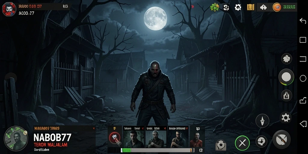 Screenshot gameplay NABOB77 yang menampilkan momen mencekam dan menegangkan.