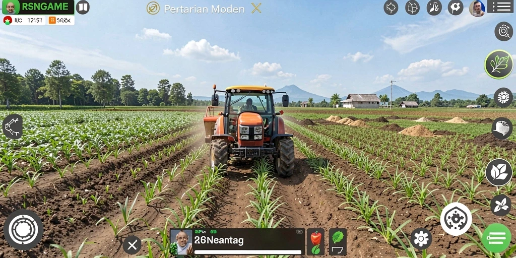Tampilan screenshot RSNGAME yang menarik dengan gameplay pertanian.