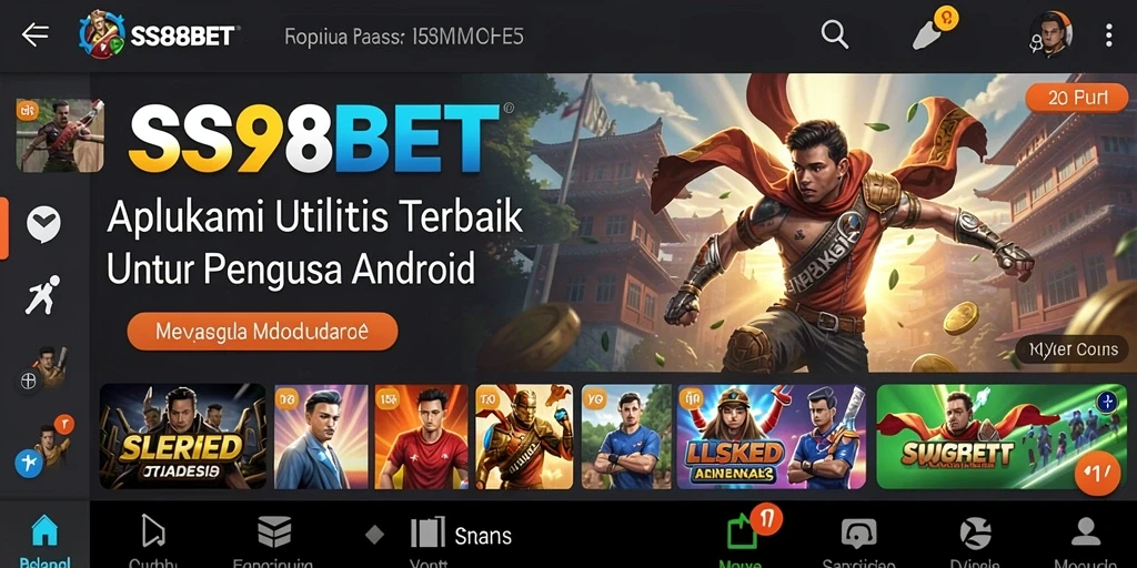 Tampilan utama SS88BET yang memudahkan pengguna mengelola perangkat.