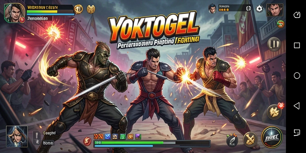 Screenshot gameplay YOKTOGEL yang menunjukkan pertarungan seru.