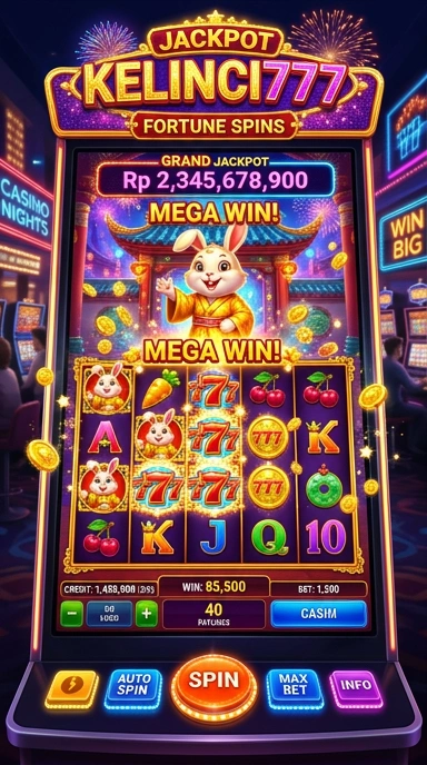 Tampilan antarmuka pengguna kelinci777 yang intuitif.